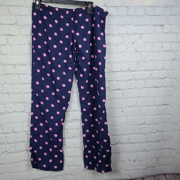 Xhilaration Navy Blue Pink Polka Dot Pajama Pants XS Drawstring waist Comfy - Picture 4 of 6